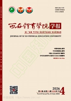 西安体育学院学报封面(2026年第4期)