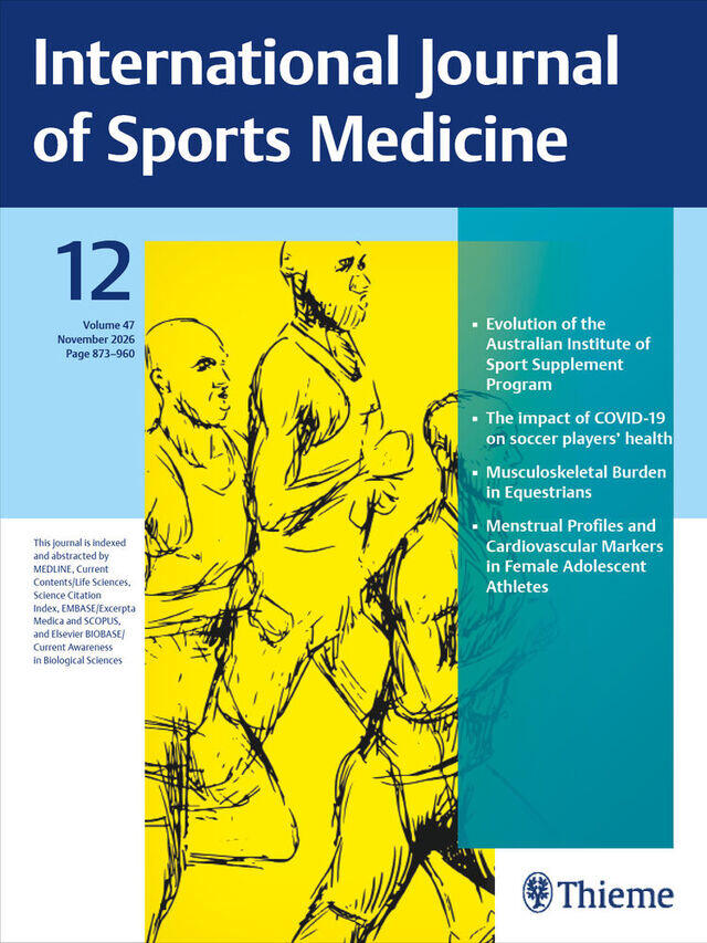 International Journal of Sports Medicine封面