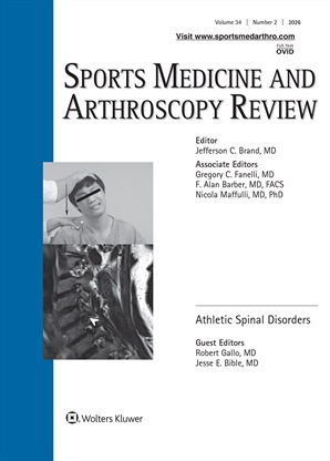 Sports Medicine and Arthroscopy Review封面(2026年,第34卷第2期)